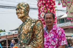 Procesión durante el Songkran