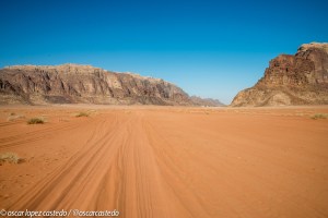 Entrada al Wadi Rum en 4x4
