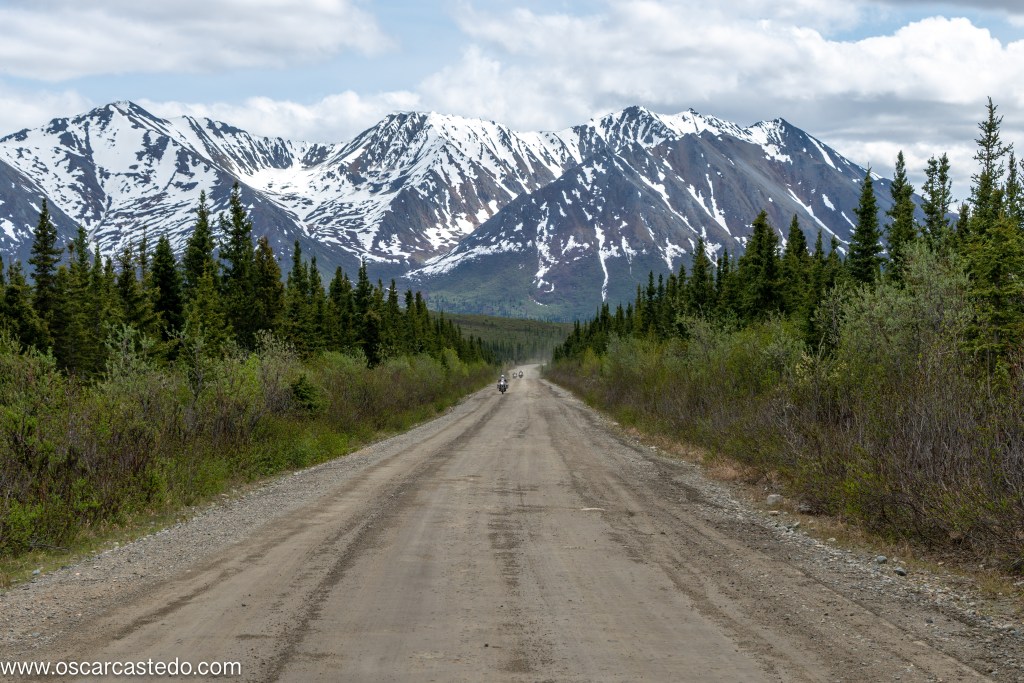 Alaska en moto. Ruta por la Denali&nbsp;Highway.